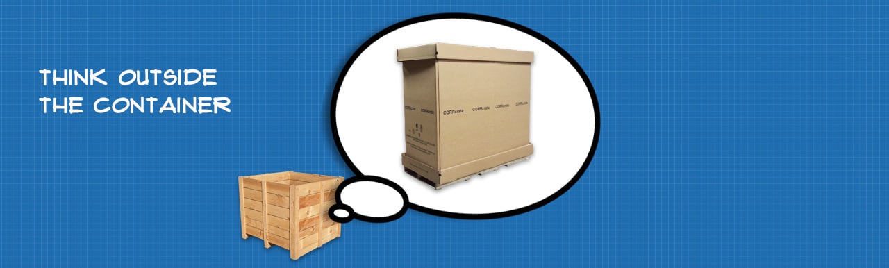 Replace wooden shipping crates with something better: CORRcrate.
